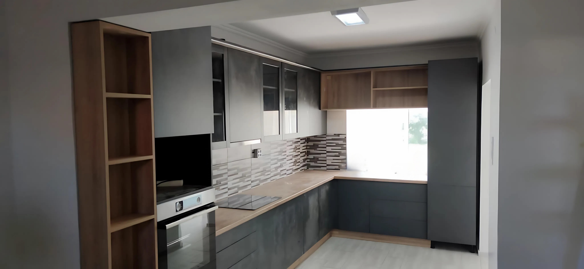 Modern konyhabútor enteriőr